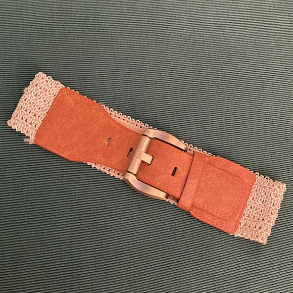 Brown/beige waist belt - Picture 2 of 7